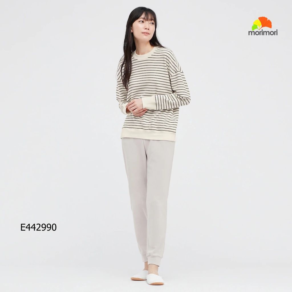 AIRISM BỘ MẶC NHÀ COTTON PHA NGẮN TAY  UNIQLO VN