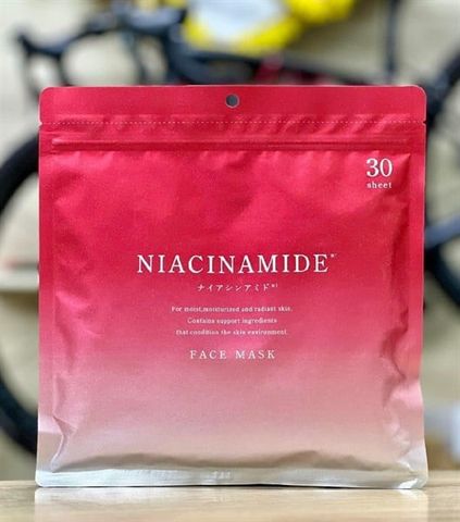 Mặt Nạ Niacinamide Made In Japan - Màu Đỏ