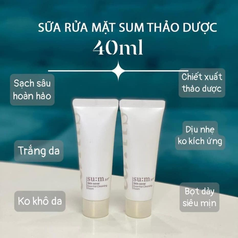 Sữa rửa mặt Su:m 37