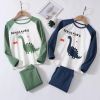 BỘ COTTON MAMDAD TRẺ EM màu green size 150 & 170