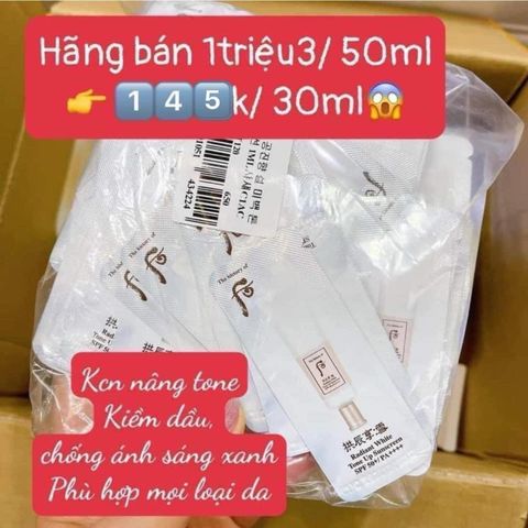 Set 30 Gói Kem Chống Nắng Whoo	TV090102