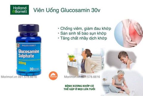 Viên uống xương khớp Glucosamine Sulphate Holland&Barrett