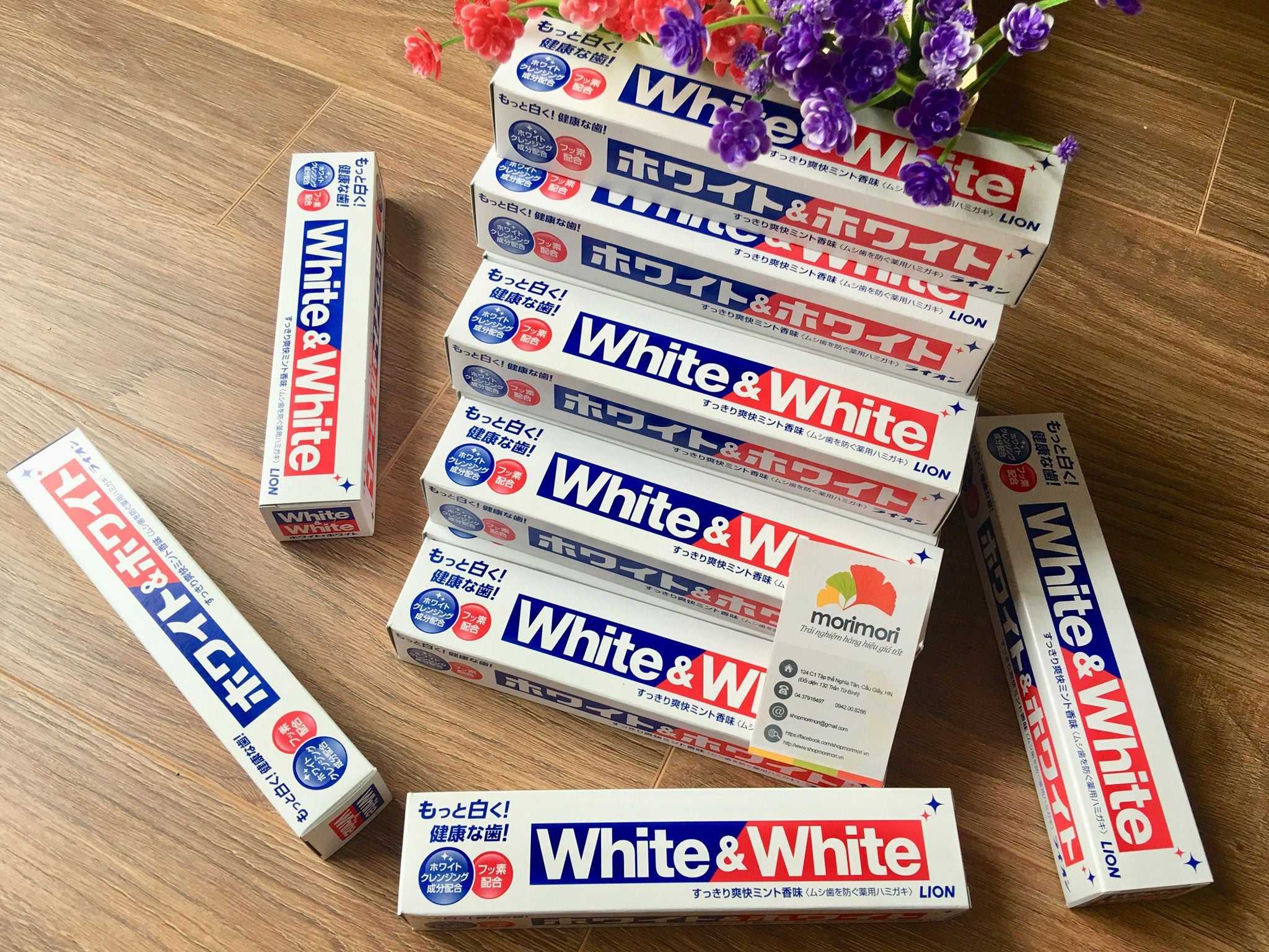 Kết quả hình ảnh cho Kem đánh răng White & White