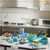 SET 15 HỘP TRỮ MÁT & ĐÔNG TUPPERWARE BLUE OCEAN _ TB2911/01  FULLBOX