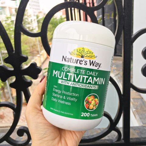 Vitamin Tổng Hợp Nature’s Way Complete Daily Multivitamin 200 Viên 550ml