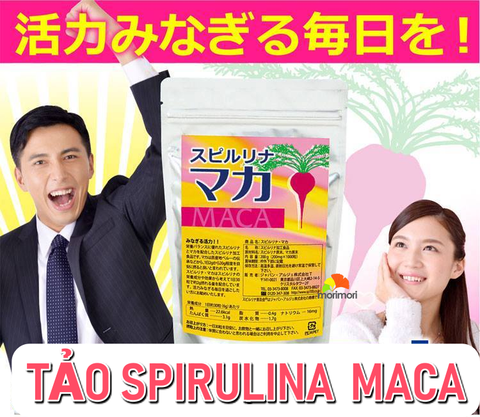 TẢO XOẮN SPIRURINA BỔ SUNG TINH CHẤT MACA TĂNG CƯỜNG SINH LỰC CHO NAM/NỮ