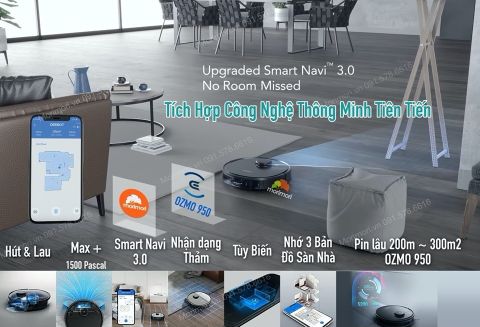 ROBOT HÚT BỤI & LAUECOVACS OZMO 920 DÒNG CAO CẤP