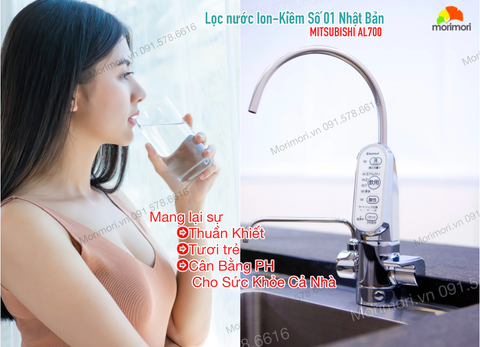 LỌC NƯỚC CLEANSUI ION KIỀM AL700 NỘI ĐỊA NHẬT BẢN