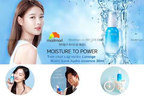 Tinh Chất Dưỡng Ẩm, Cấp Nước cho da mềm mịn Laneige Water Bank Essence