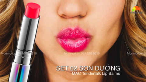 Set 2 son dưỡng có màu MAC Tendertalk Lip Balm