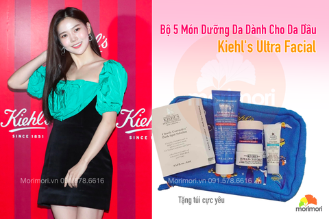 SET 5 Món Dưỡng Da Dành Cho Da Dầu Kiehl's Ultra Facial