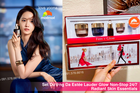 SET DƯỠNG DA ESTEE LAUDER GLOW NON-STOP 24/7