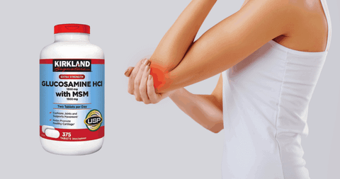 Viên Uống Xương Khớp Kirkland Glucosamine 1500mg Msm 1500mg, Chai 375v