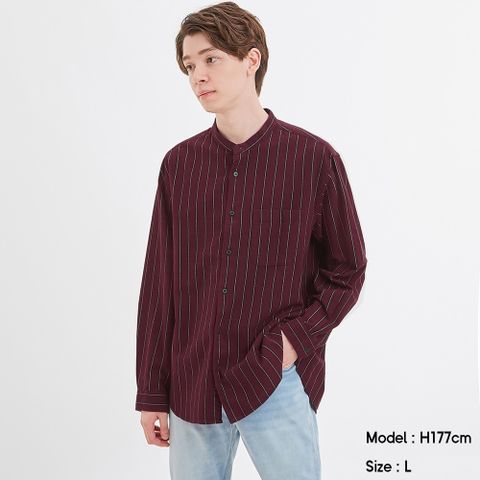 ÁO SƠ MI NAM CỔ TÀU FLANNEL GU CHO NAM 328436