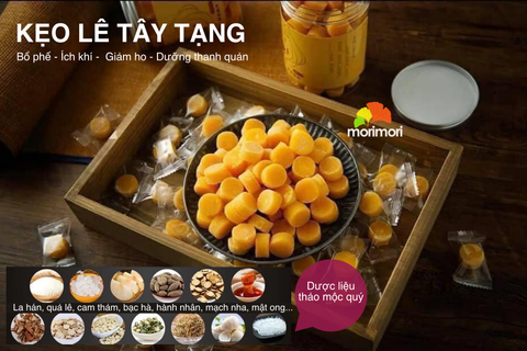 Kẹo Lê Tây Tạng - Bổ Phế, Giảm Ho, Dưỡng Họng Thanh Quản