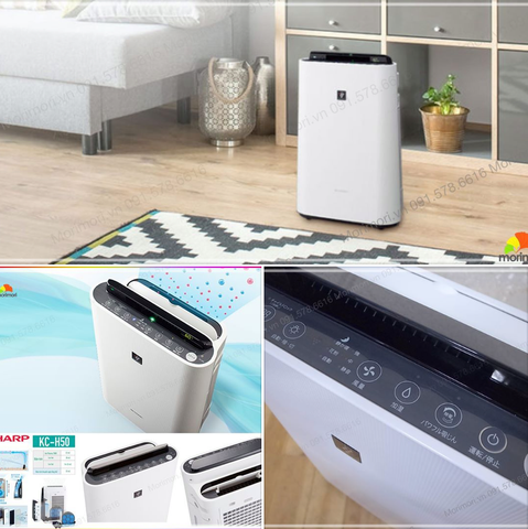 MÁY LỌC KHÔNG KHÍ TẠO ẨM KC-H50-W SHARP