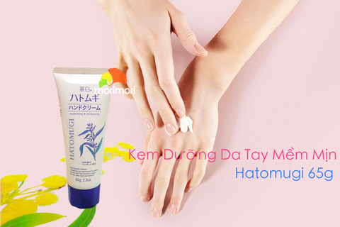 Kem Dưỡng Da Tay Mềm Mịn Hatomugi 65g