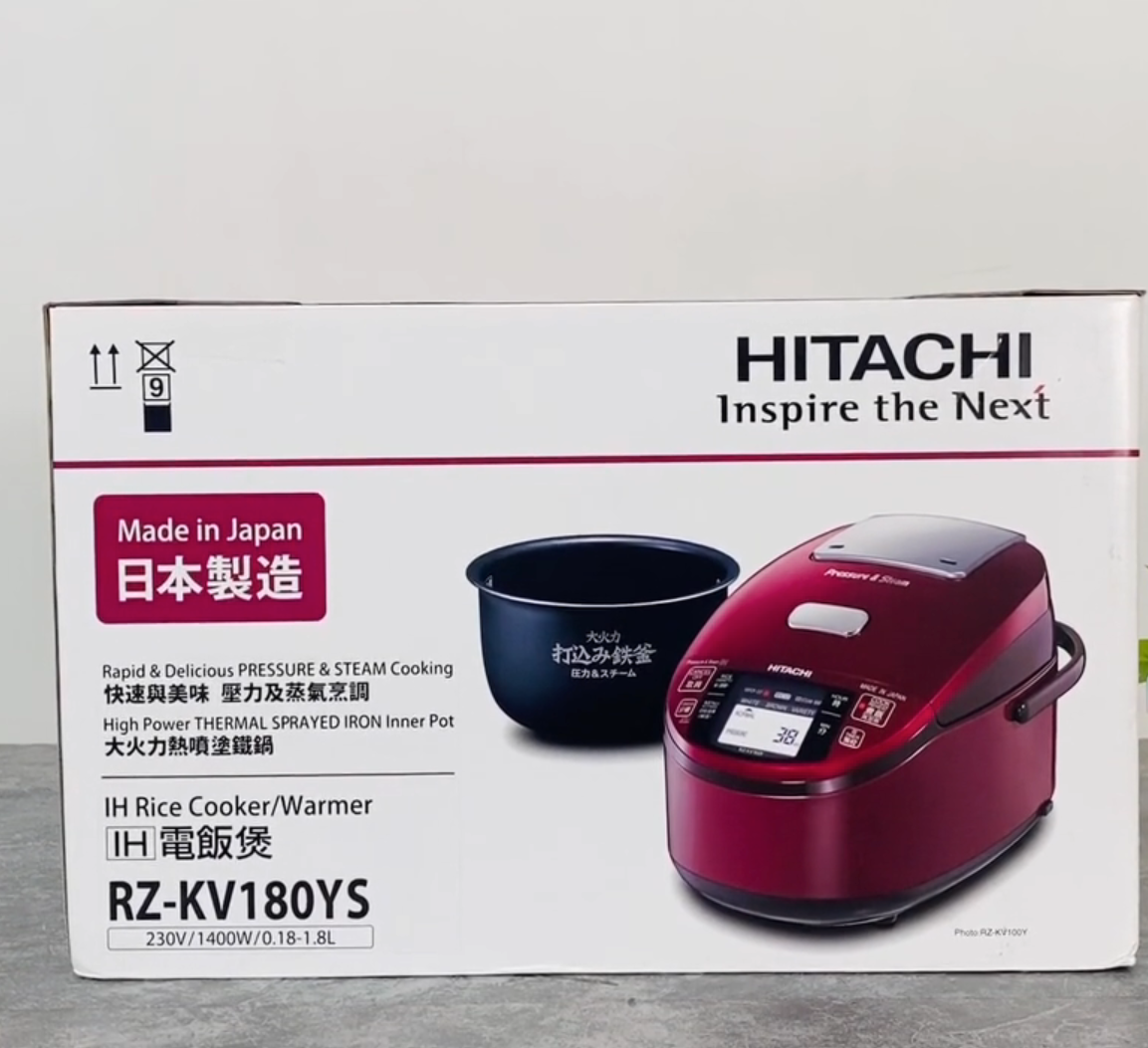 hitachi-induction heating-pressure-steam-rice-cooker-rz-kv180y