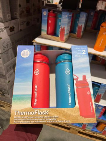 Set 2 Bình giữ nhiệt Thermo Flask
