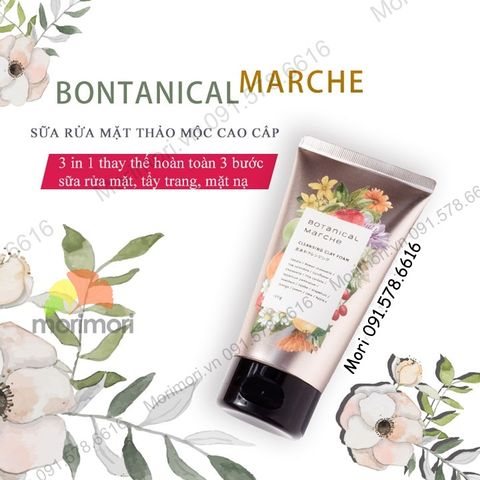 Sữa Rửa Mặt Thảo Mộc Botanical Marche Made in Japan 120g