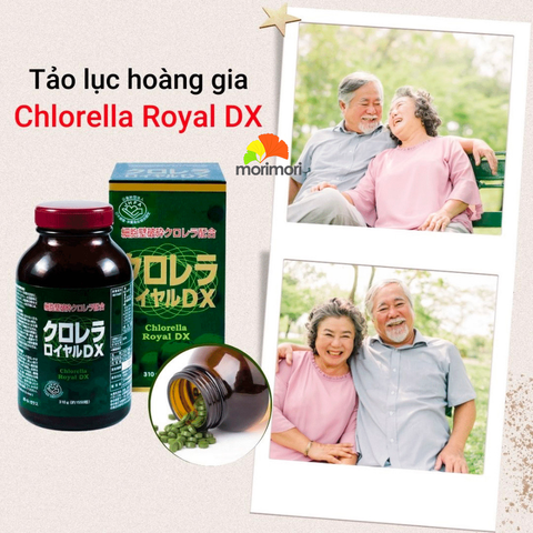 Tảo Lục Hoàng Gia Royal DX Tác Dụng Gấp 3 Tảo Spirulina Thường