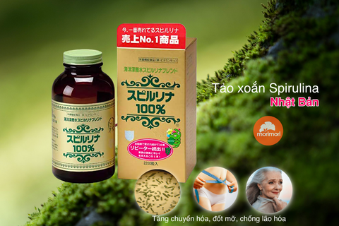 TẢO XOẮN SPIRULINA 2200V