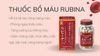 VIÊN UỐNG BỔ MÁU RUBINA 180V - NHẬT BẢN