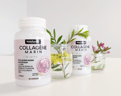 Hộp Collagen marin Trắng Da Nat & Form