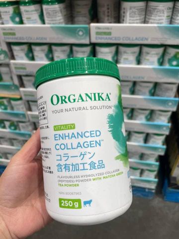 Collagen Cao Cấp Cấp Organika Vị Matcha Nhật Bản 250g