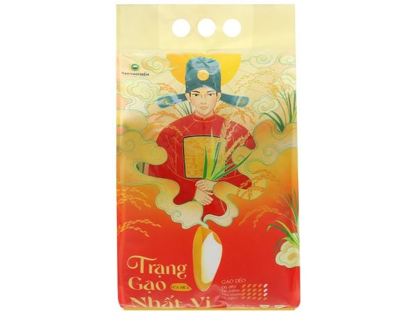  Trạng Gạo Nhất Vị Lúa Mùa Túi 5KG - Gạo Đặc Sản - Giống Lúa Dài Ngày (Thơm- Dẻo- Đậm Đà- Dễ Nấu) 