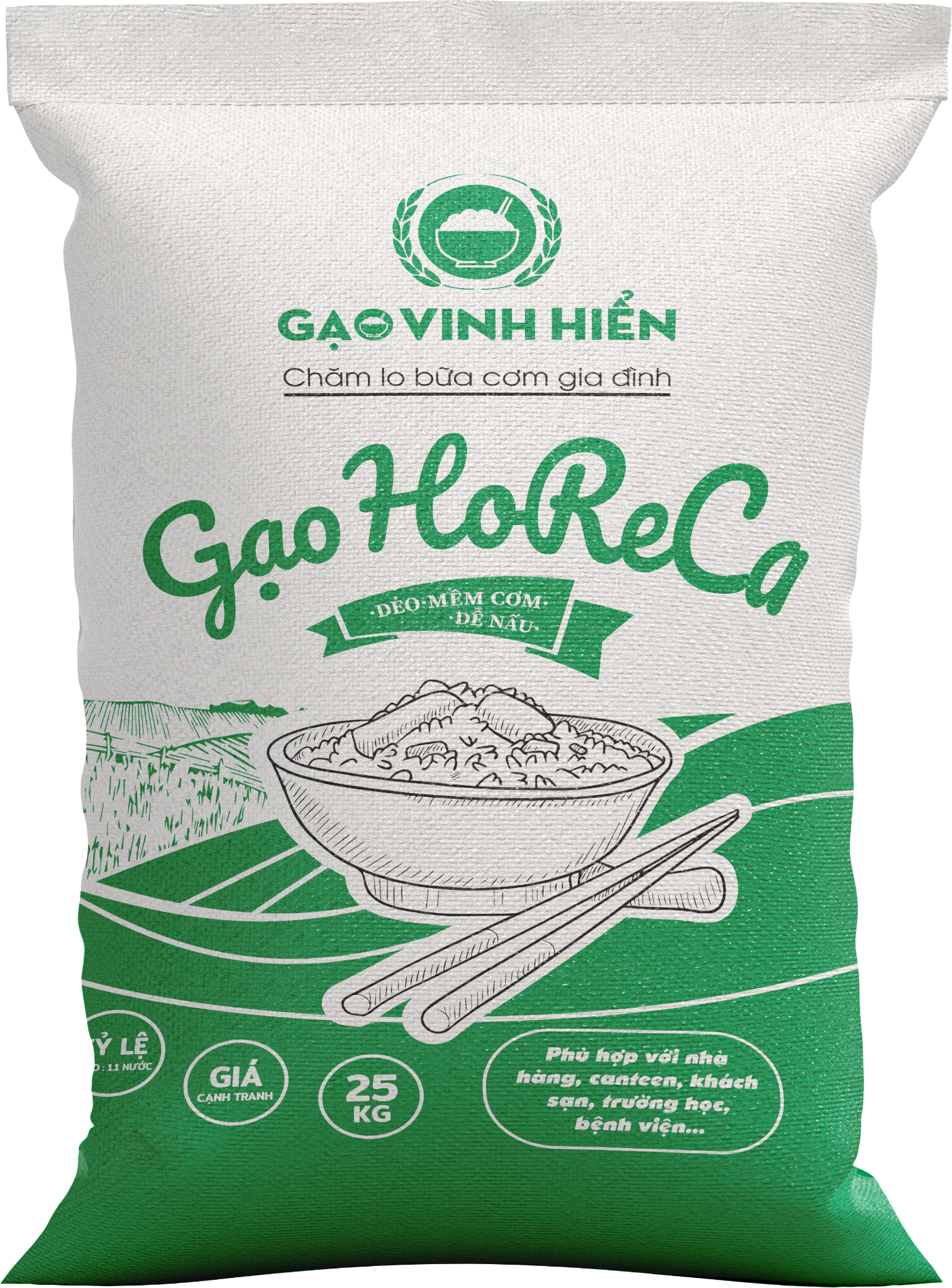  Gạo HoReCa Vinh Hiển túi 25kg 