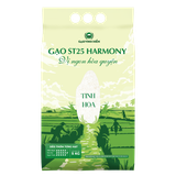  Gạo ST25 Harmony Vinh Hiển 5KG - Vị ngon hòa quyện - Đạt chuẩn HACCP, VietGAP 