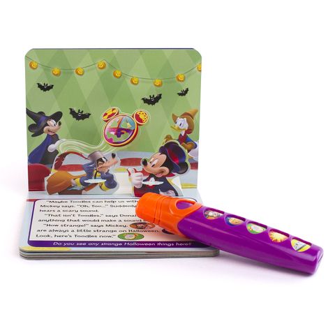 Sách Và Đèn Pin Đồ Chơi Đêm Halloween Của Ảo Thuật Gia Mickey 1 