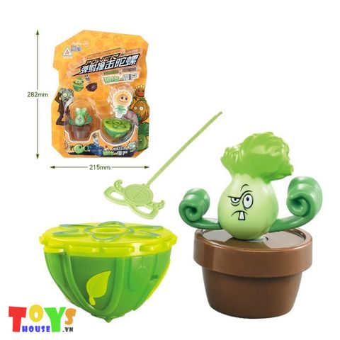 Con Quay Đồ Chơi Mô Hình Plants Cải Đấm Bốc