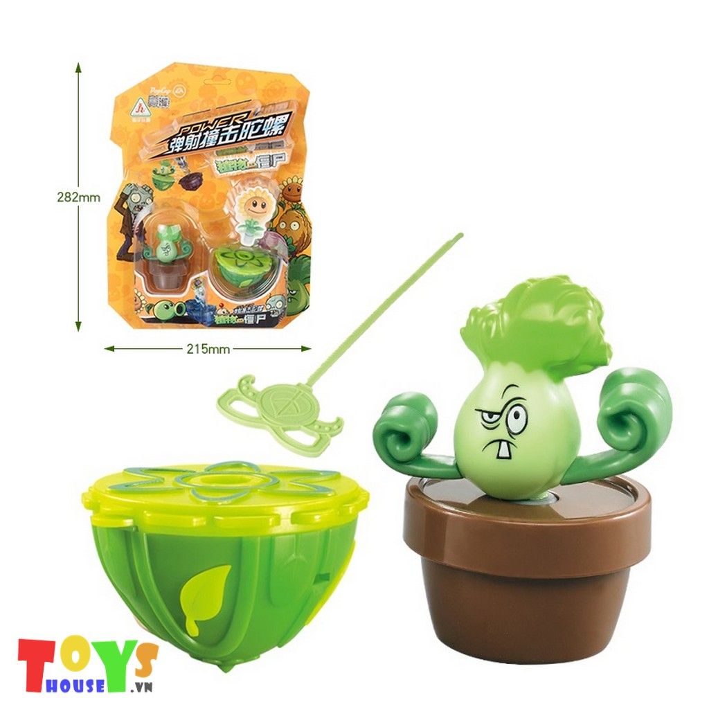 Con Quay Đồ Chơi Mô Hình Plants Cải Đấm Bốc