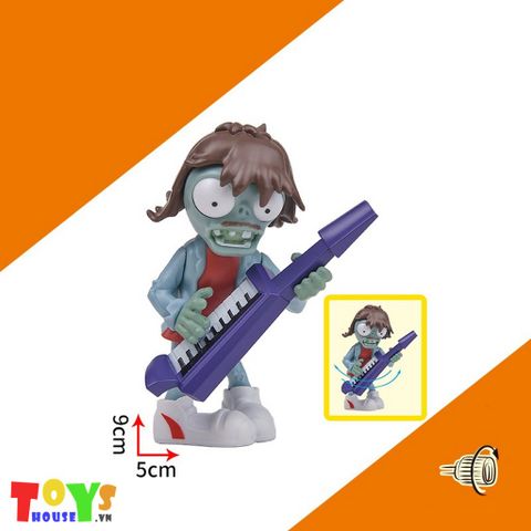 Hộp 2 Đồ Chơi PvZ Dây Cót Zombie Nhạc Rock 