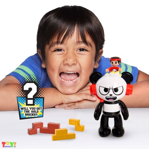 Đồ Chơi Ryan's World Gấu Panda Karate Chặc Gạch 1 