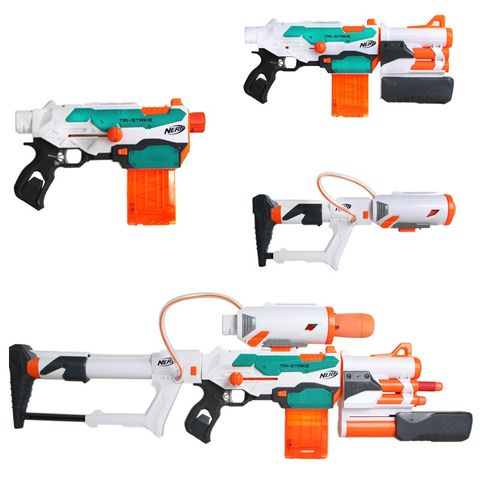 Súng Nerf Bắn 3 Loại Đạn 