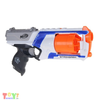 Súng Nerf Ổ Quay N-strike Strongarm Trắng Sọc Xanh