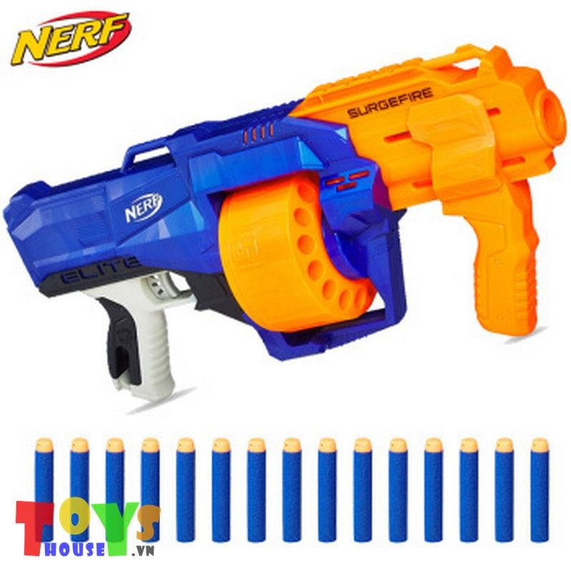 Súng Nerf Ổ Xoay Surgefire 15 Viên