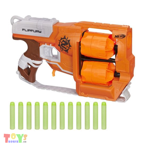  Súng Nerf Zombie 2 Ổ Quay Flipfury 