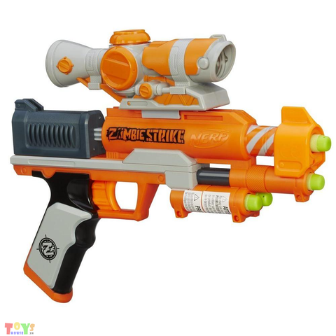  Súng Nerf Zombie Strike ZED Squad Clear Shot Blaster 