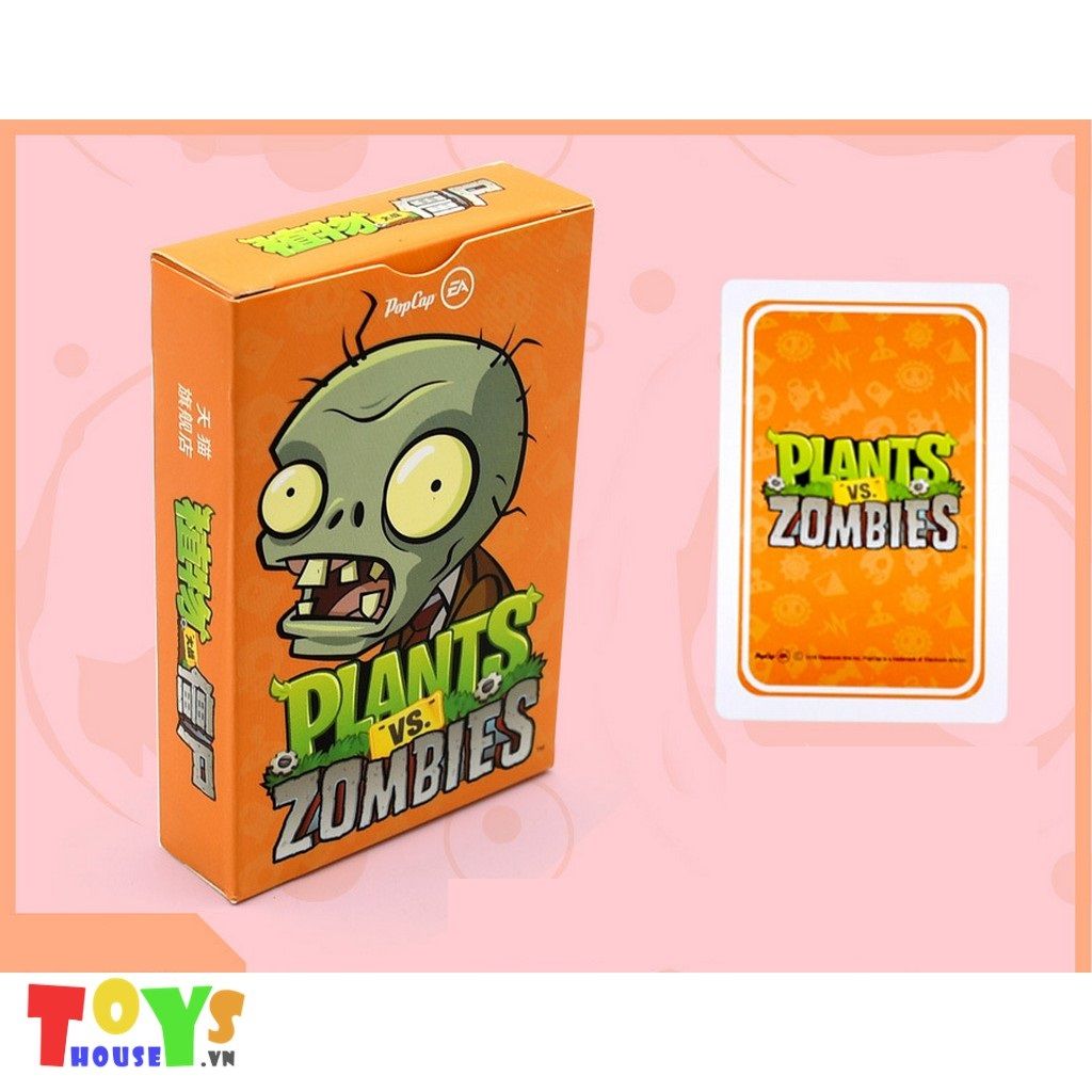 Bộ Thẻ Hình Bài Plants VS Zombies Cam