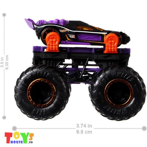 Bộ Xe Hot Wheels Monster Truck Maker Tím 1 