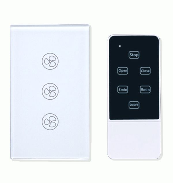 Công Tắc Cảm Ứng Thông Minh SmartZ Điều Khiển Quạt SWF Có Kèm Remote