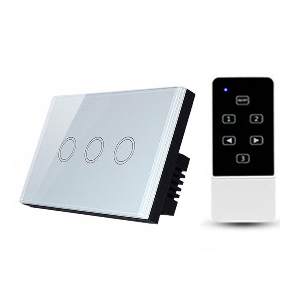 Công Tắc Thông Minh Cảm Ứng 3 Nút SW2 Có Remote