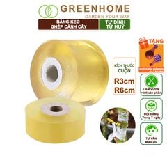 Keo Ghép Cành Greenhome, Tự Dính, Tự Huỷ, Bảo Vệ Mối Ghép Nhanh Liền, Dễ Sử Dụng, Nhiều Kích Thước