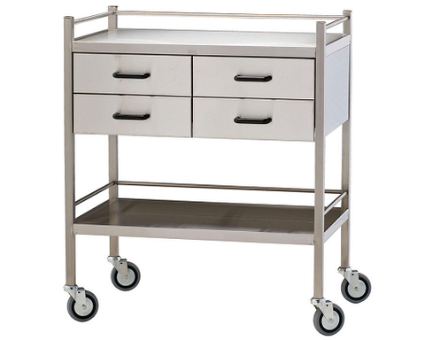 Stainless Steel Trolley w/ Drawer