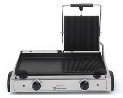 Sammic - Double-sized Mixed Electric Contact Grill with Single Cover- GLD-10