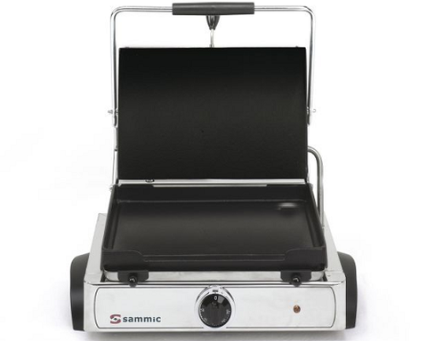 Sammic - Medium-sized Smooth Electric Contact Grill with Cover - GLM-6